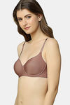 Triumph Padded Non Wired Medium Coverage T-Shirt Bra - Rose Brown — thumbnail 3